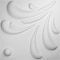 Ekena Millwork Acacia EnduraWall Decorative 3D Wall Panel, White, 19 5/8"W x 19 5/8"H WP20X20ACWH - alternate 1